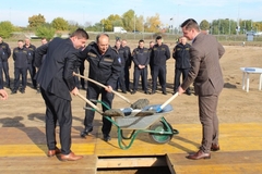 Bijeljina: Položen kamen temeljac za novi Vatrogasni dom