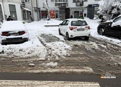 Bijeljina: Komunalci parkirali auto na pješački prelaz 