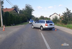 Sudar u Bijeljini: Vozač mopeda prevezen u bolnicu