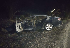 Drama u Tuzli: Automobil se zapalio u vožnji