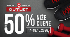 DO 50% NIŽE CIJENE: Shopping days u Sport Vision outletima