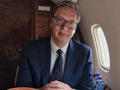 Vučić poletio iz Bakua: Predsjednik Srbije NASTAVIO PUT ZA MOSKVU