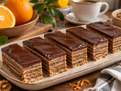 Čokoladne kocke sa narandžom: Neodoljiv kolač bez pečenja