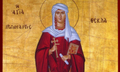 Sutra praznik Svete prvomučenice Tekle