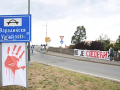 Građani blokirali prilaz Egzitu, traže slobodu za studente