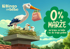 “Bingo za bebe” treću godinu zaredom donosi 0% marže na hranu za najmlađe!
