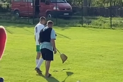 Zmija prekinula utakmicu u Srbiji (VIDEO)