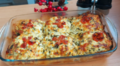 Ručak koji ćete stalno praviti: Šnicle od mljevenog mesa sa prelivom od sira i jaja zapečene u rerni 