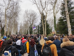 Banjalučki studenti uz kolege iz Srbije: Skup podrške protestima u Beogradu