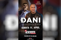 Nova spektakularna noć u salonu “Golden”: Đani 11. aprila priređuje nezaboravan provod