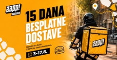 ZAPP! časti: Čeka vas 15 dana BESPLATNE DOSTAVE