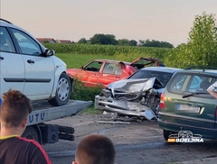 Detalji nezgode u Janji kod Bijeljine: Izazvao sudar zbog ovaca u gepeku (FOTO)