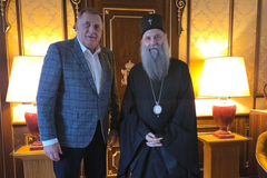 Dodik razgovarao sa patrijarhom Porfirijem