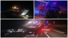 OLUPINE RASUTE PO PUTU Veliki lančani sudar na auto-putu Novi Sad-Subotica (VIDEO)