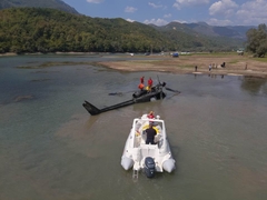 Helikopter izvučen iz Jablaničkog jezera