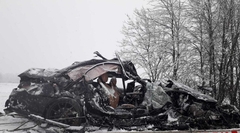 Poginula dva mladića u stravičnoj nesreći kod Orašja (FOTO)