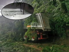 Nevrijeme protutnjalo Milićima, led čistili lopatama (FOTO)