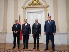 Članovi Predsjedništva BiH sa turskim ministrom odbrane