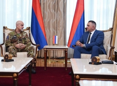 Minić primio u nastupnu posjetu komandanta EUFOR-a