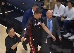 Jeziv pad Nikole Jovića u NBA: Poslije pokušaja zakucavanja udario u konstrukciju koša (VIDEO)