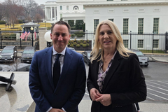 Cvijanović u Bijeloj kući sa Džerodom Ejgenom