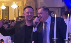 Dodik nakon Amerike stigao u Bijeljinu, pa zapjevao na rođendanu Ćorićevog sina (VIDEO)