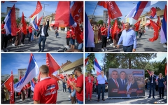 Bijeljinski SNSD: Danas drugi počinju kampanju, mi nastavljamo sa radom (FOTO)