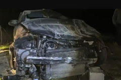 Težak udes: Audi smrskan u sudaru kod Novog Pazara
