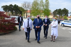 Višković i Šeranić u Bijeljini: Razgovaraju sa Maksimovićem