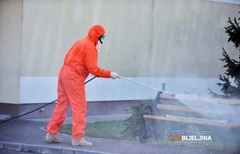 Dezinfekcija objekata gdje se građani masovnije okupljaju
