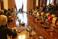 Dodik ugostio glumce iz Srpske koji igraju u filmu "Dara iz Jasenovca"