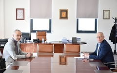 Predsjednik Odbora za privredu Milan Trninić razgovarao sa predsjednikom Privredne komore Perom Ćorićem o unapređenju privrednog zakonodavstva