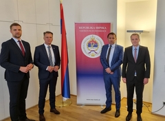 Filipović se sastao sa delegacijom IRB RS: U fokusu promocija investicionih potencijala Srpske (FOTO)