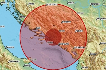 Zemljotres pogodio BiH