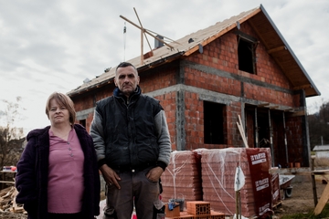 RSS pomogla završetak kuće u Loparama