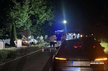 Teška nesreća na putu Bijeljina - Ugljevik, poginulo jedno lice (FOTO)