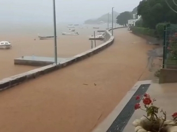 Herceg Novi: Јaka kiša napravila velike probleme