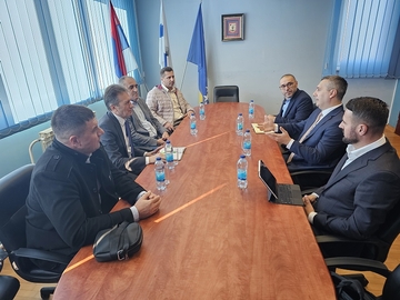 POZITIVNA SARADNJA: Načelnik Ugljevika Perić razgovarao sa federalnim ministrom Dizdarom