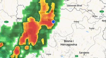 Nevrijeme se približava Banjaluci: Pratite uživo kretanje (VIDEO)