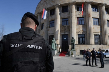 Žandarmerija sa dugim cijevima u CENTRU BANJALUKE: Povećana bezbjednost predsjednika RS Milorada Dodika