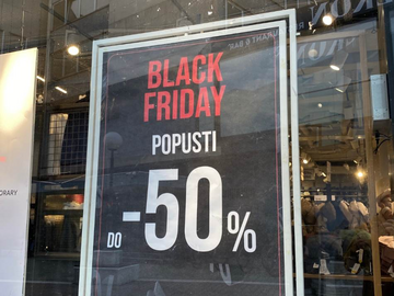 Skok potrošnje na "crni petak" fenomen u Srpskoj