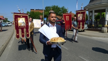 Pantelija Mićić kum slave Crkvene opštine Janja