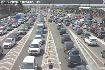 Kolaps na auto-putu u Hrvatskoj: Saobraćaj prema moru potpuno stao