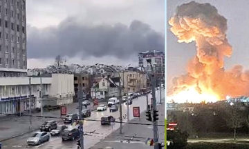 Potresni prizori iz Kijeva: Ljudi bježe od rata (VIDEO)