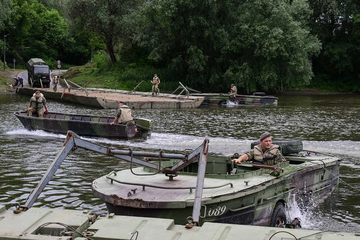 Vojska Srbije postavila most preko Velike Morave