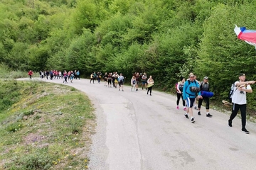 Hodočasnici prešli više od 130 kilometara puta do Ostroga