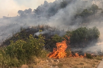 Vatrogasci treći dan biju bitku sa vatrenom stihijom kod Mostara