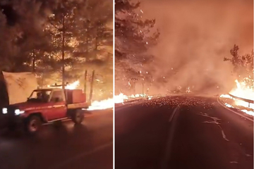 Požar na Tasosu stigao do hotela: Turisti bježe, među njima ima i Srba (VIDEO)