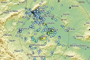 Glinu pogodila dva zemljotresa