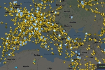 Ovako večeras izgleda nebo iznad Evrope